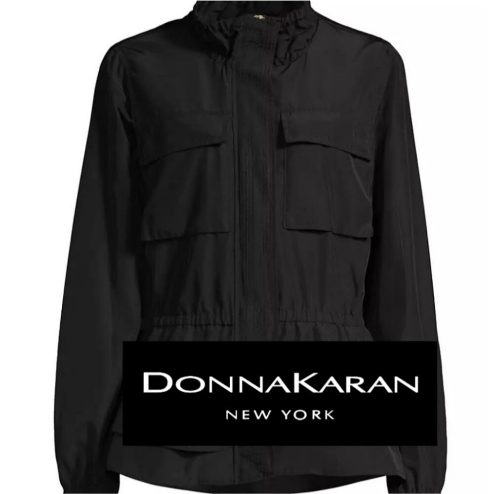 Donna Karan Black Sporty Jacket, M, NWT